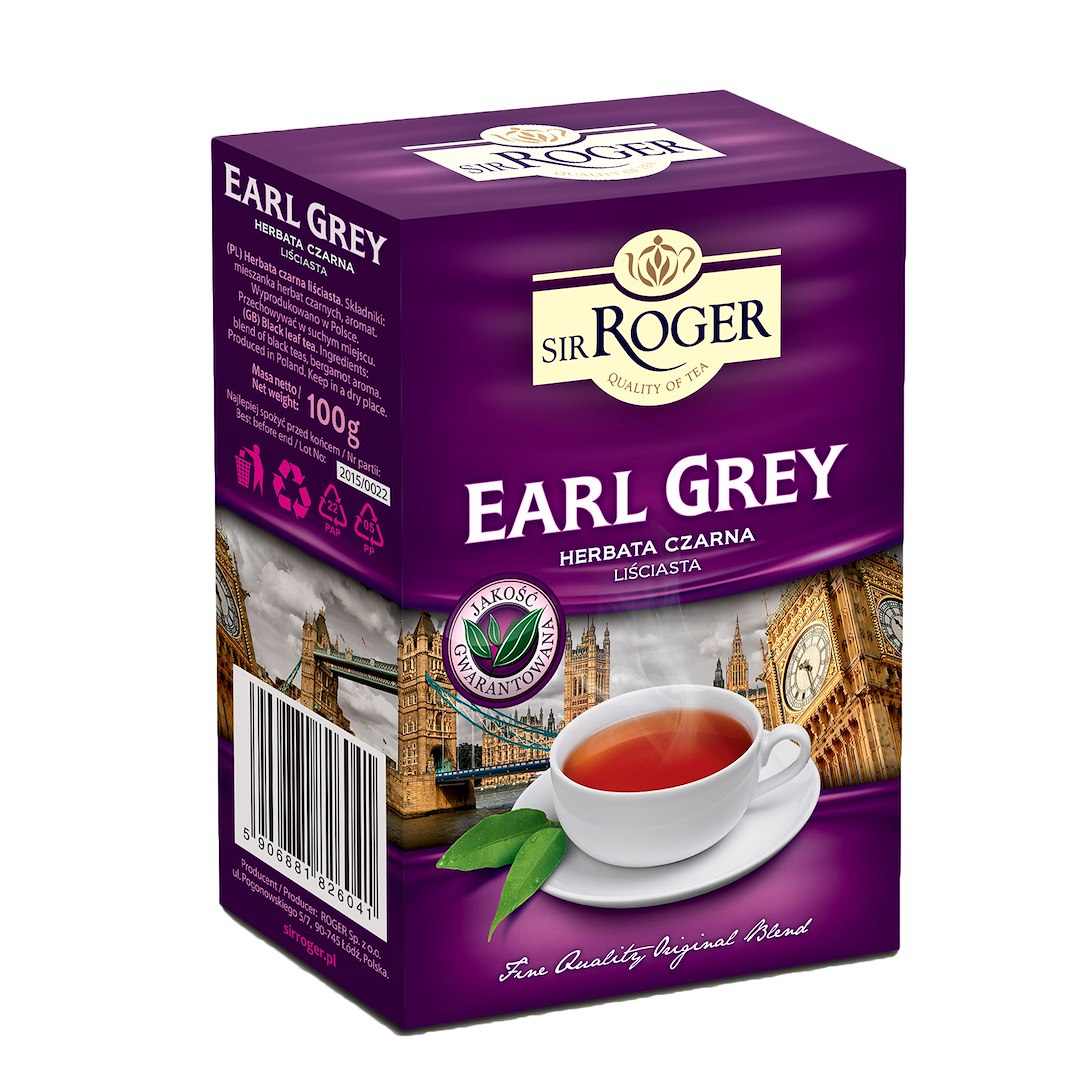 ROGER Herbata earl grey liść 100g