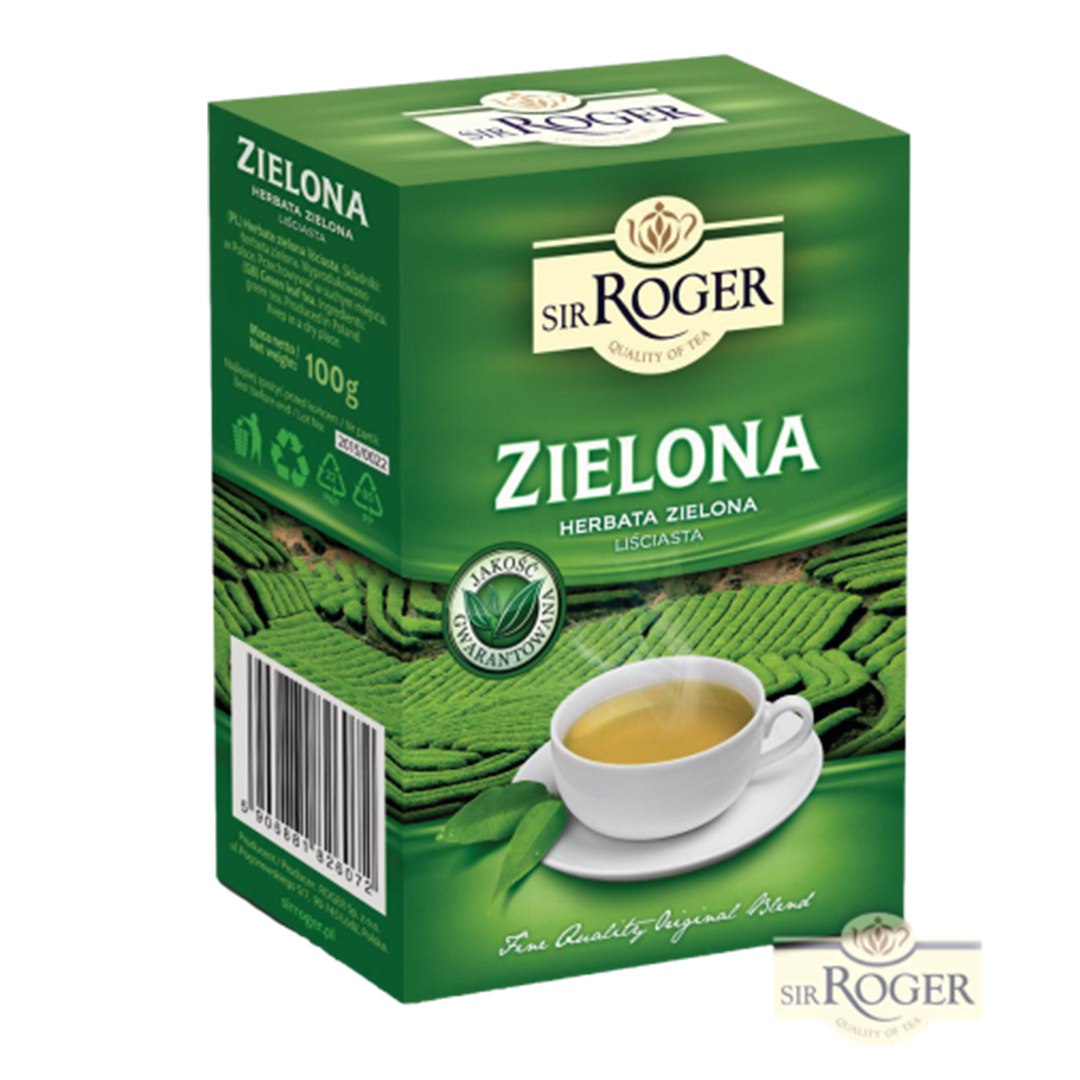 ROGER Herbata zielona liść 100g