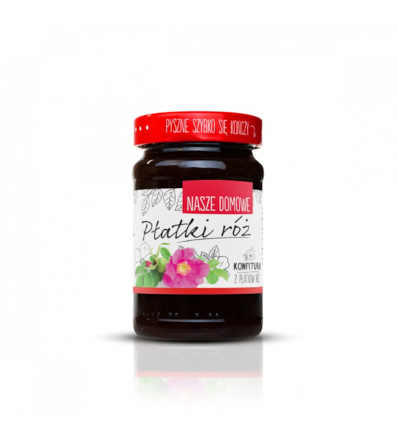 PREMIUM ROSA Nasze domowe Konfitura z płatków róży 350g