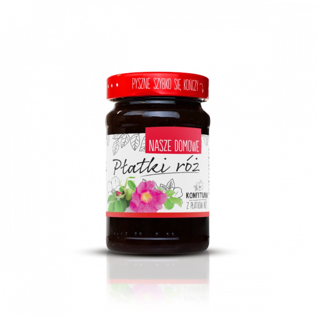 PREMIUM ROSA Nasze domowe Konfitura z płatków róży 350g