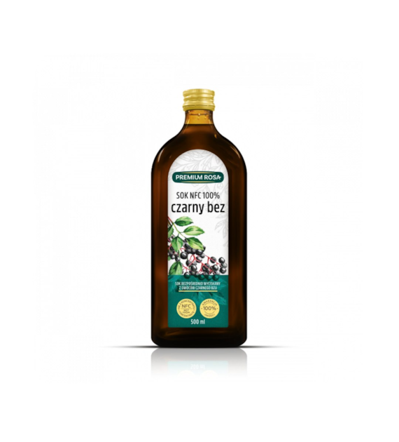 PREMIUM ROSA Sok czarny bez 100% 500ml