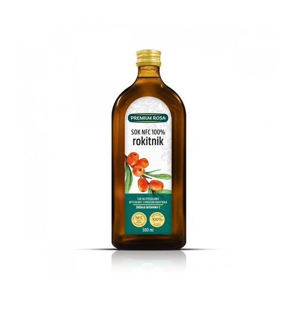 PREMIUM ROSA Sok rokitnik 100% 500ml