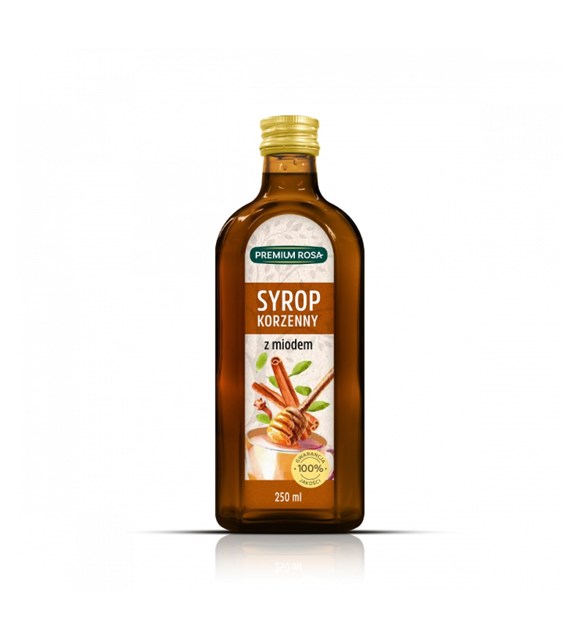 PREMIUM ROSA Syrop korzenny z miodem 250ml