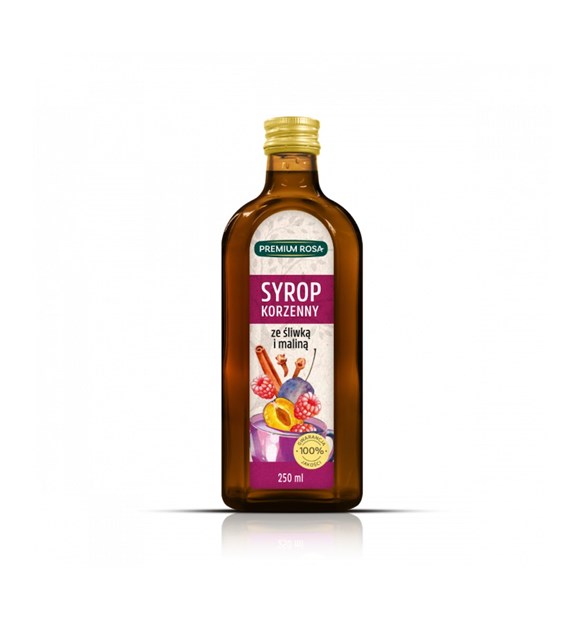 PREMIUM ROSA Syrop korzenny śliwka malina 250ml