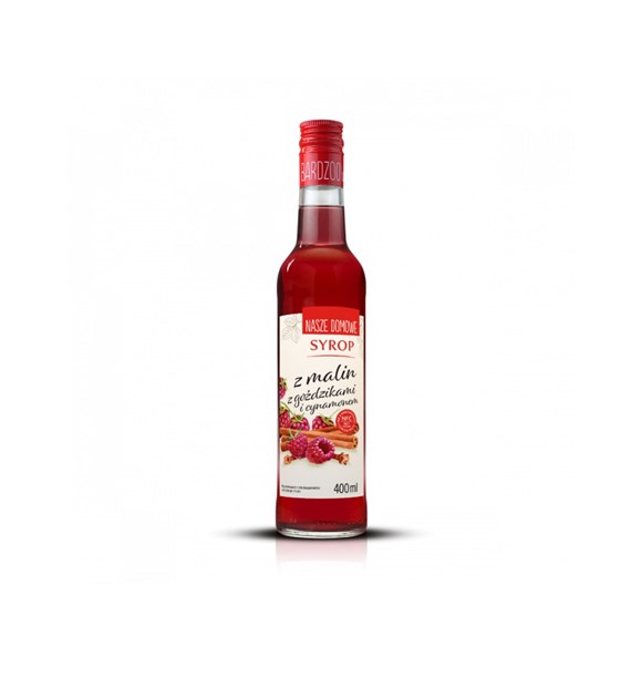 PREMIUM ROSA Nasze domowe Syrop z malin z cynam.i goździkami 400ml