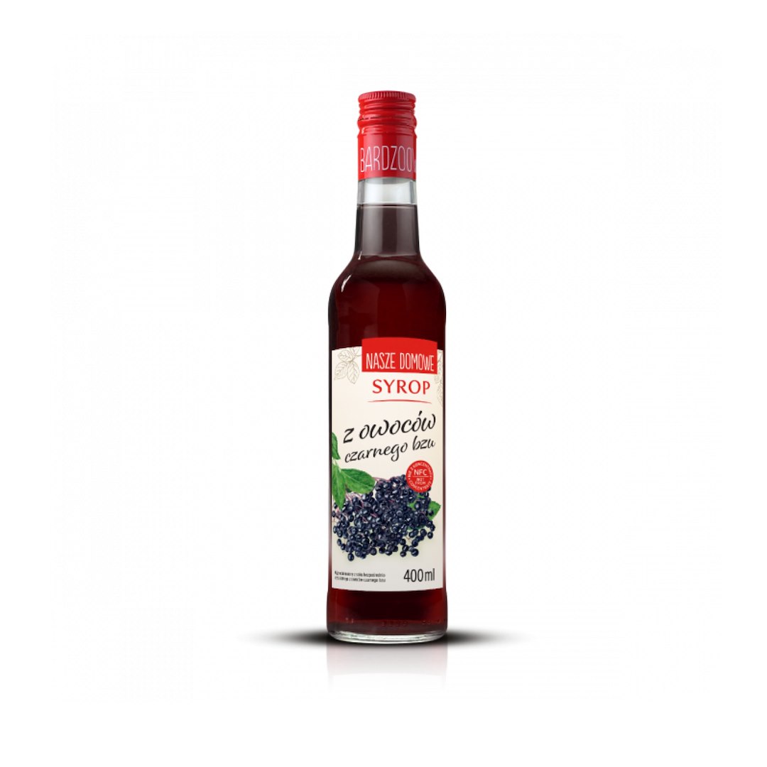 PREMIUM ROSA Nasze domowe Syrop z owoców czarnego bzu 400ml