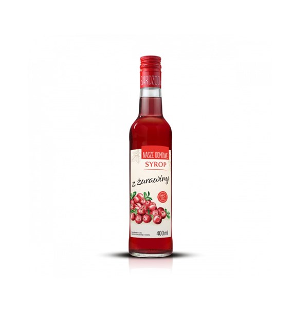 PREMIUM ROSA Nasze domowe Syrop żurawinowy 400ml