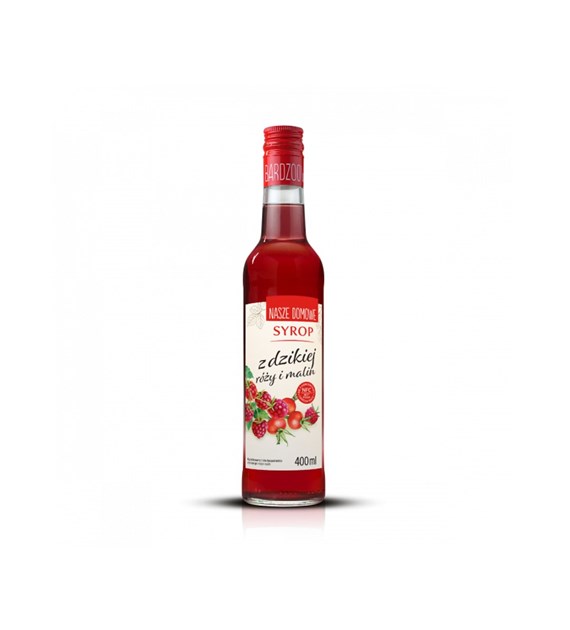 PREMIUM ROSA Nasze domowe Syrop dzika róża z maliną 400ml