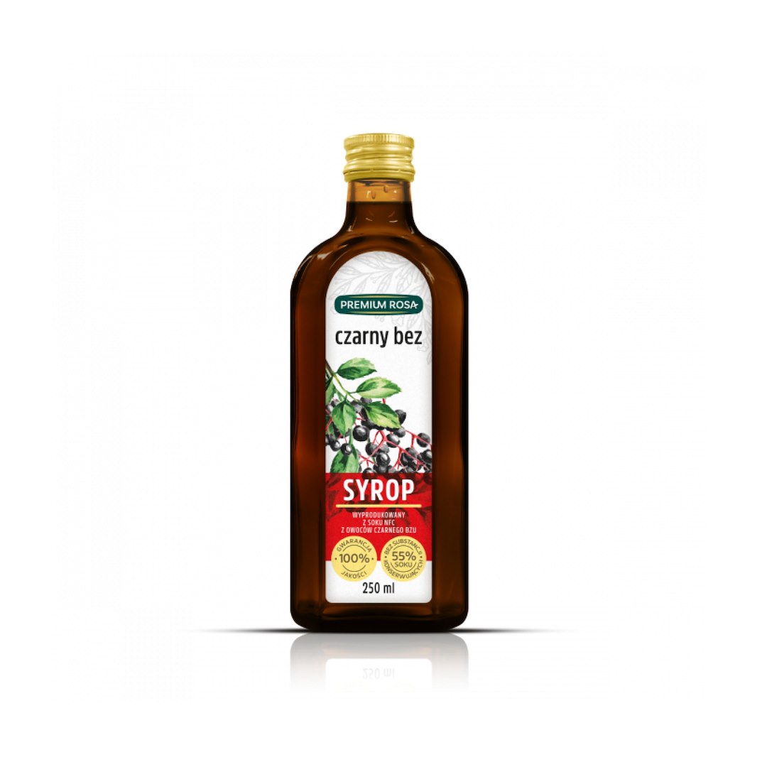 PREMIUM ROSA Syrop z czarnego bzu 250ml