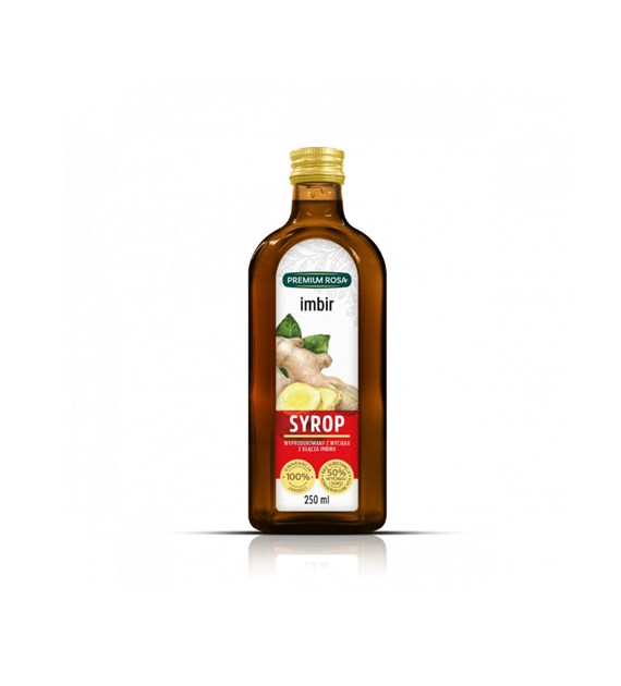 PREMIUM ROSA Syrop z imbiru z dod. cytryny 250ml