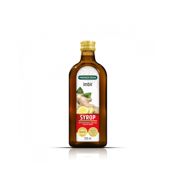 PREMIUM ROSA Syrop z imbiru z dod. cytryny 250ml