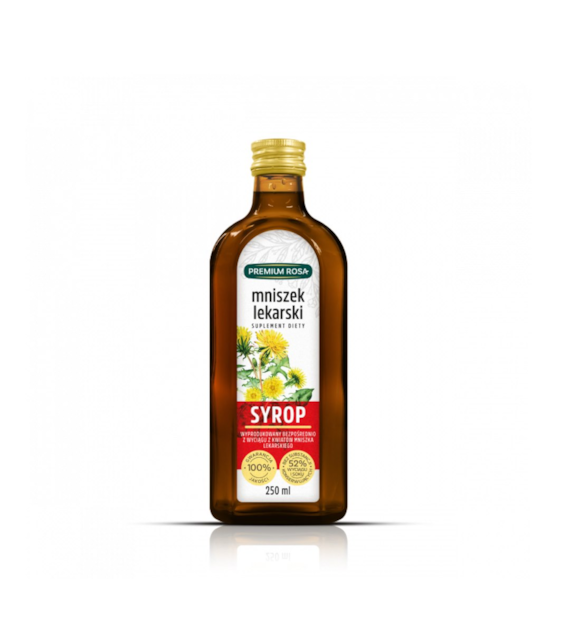 PREMIUM ROSA Syrop z mniszka lekarskiego 250ml