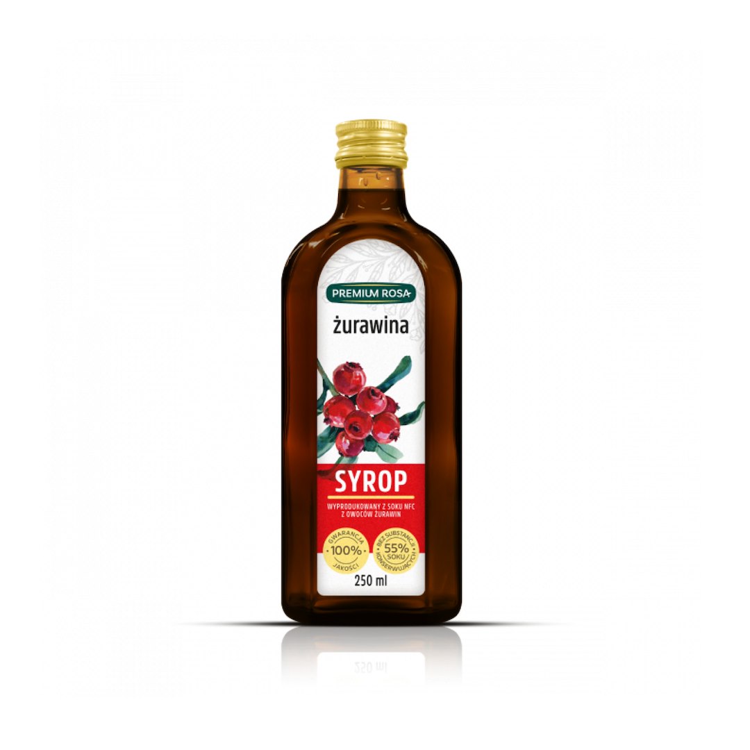 PREMIUM ROSA Syrop z żurawiny 250ml