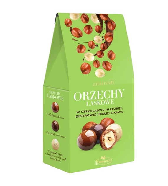 AMARESTI Orzechy laskowe w czekoladzie mix 80g