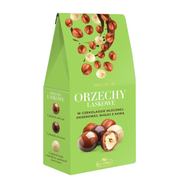 AMARESTI Orzechy laskowe w czekoladzie mix 80g
