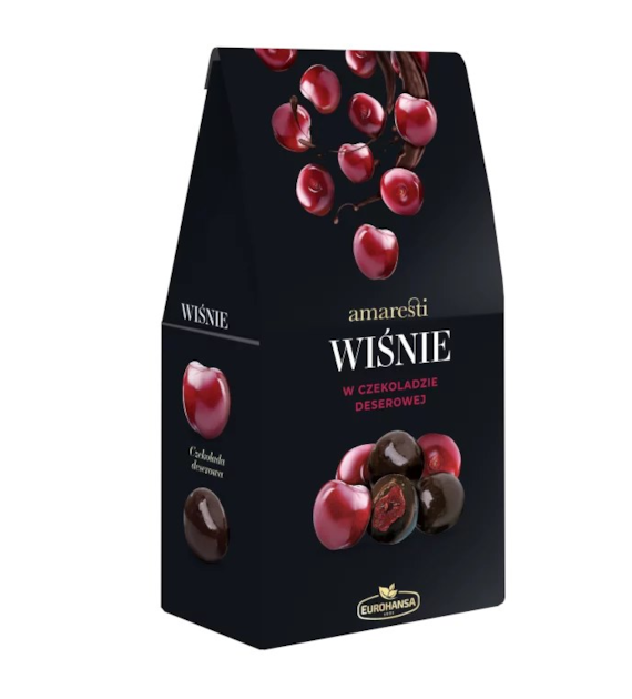 AMARESTI Wiśnie w czekoladzie deserowej 80g