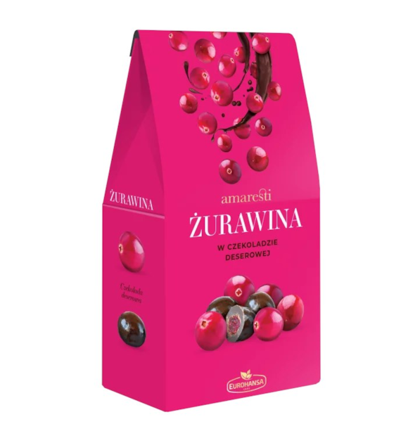 AMARESTI Żurawina w czekoladzie deserowej 80g