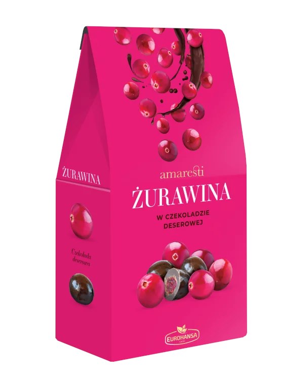 AMARESTI Żurawina w czekoladzie deserowej 80g