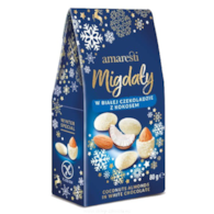 AMARESTI BN Migdały w białej czekoladzie z kokosem 80g