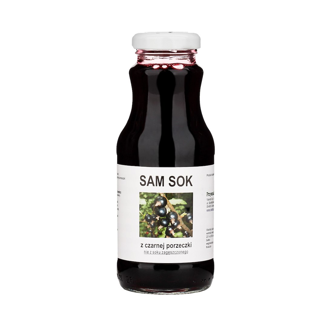 SAM SOK Sok z czarnej porzeczki 250ml