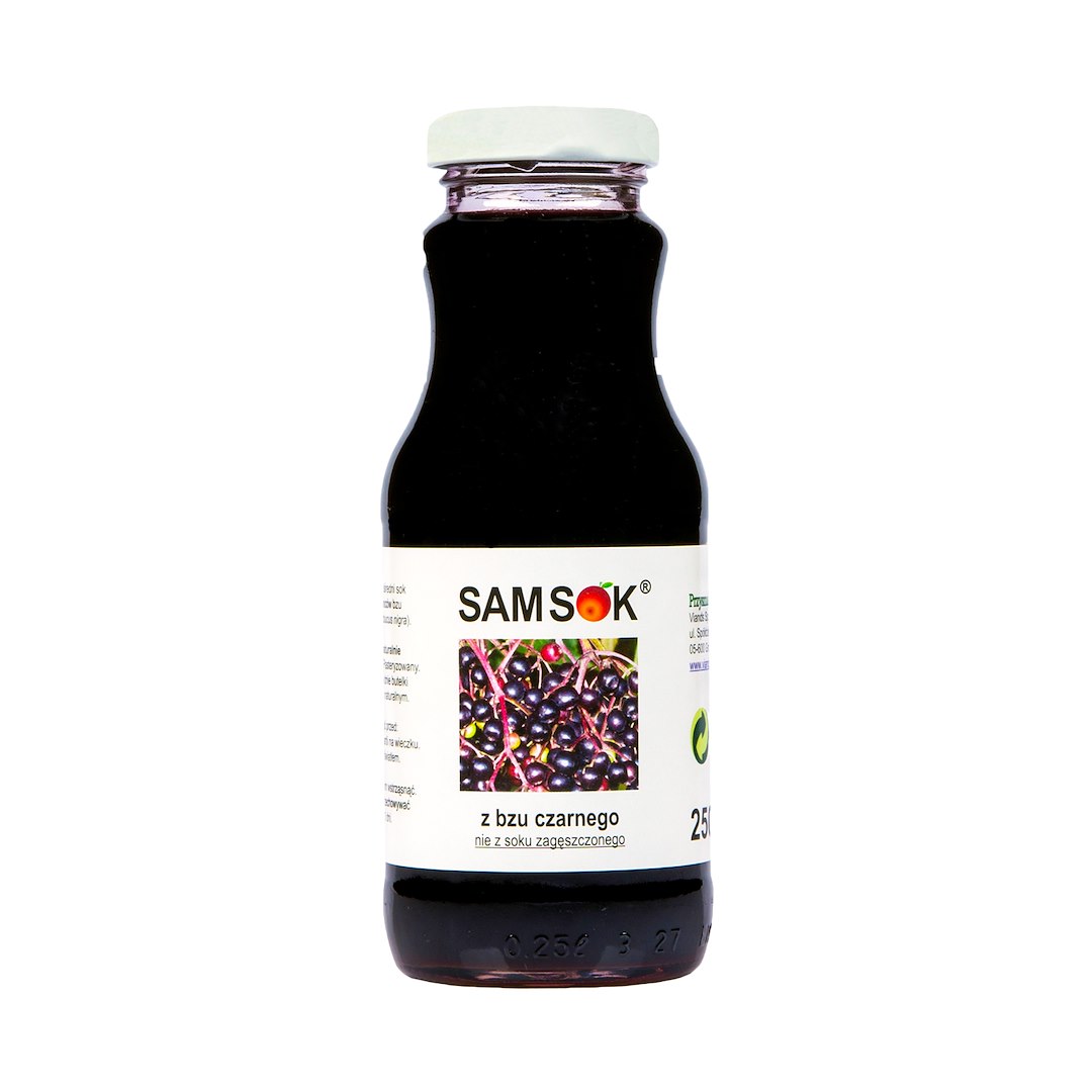 SAM SOK Sok z czarnego bzu 250ml