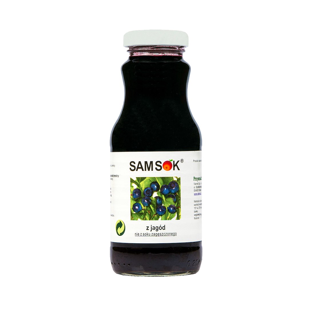 SAM SOK Sok z jagód 250ml