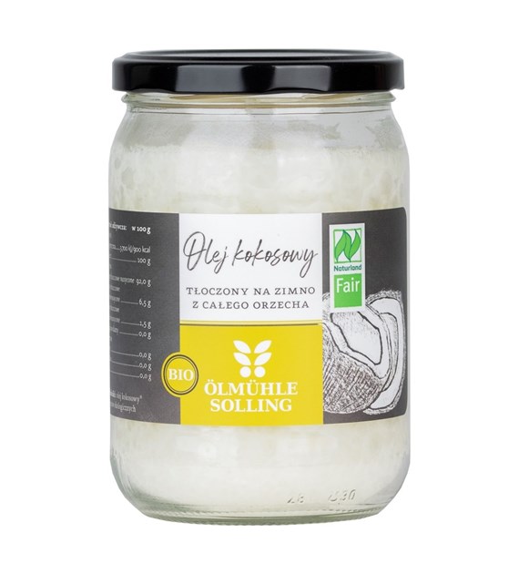 ÖLMÜHLE SOLLING Bio olej kokosowy 500ml