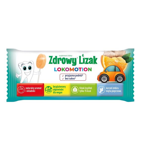 MNIAM-MNIAM Zdrowy Lizak Lokomotion łezka 6g