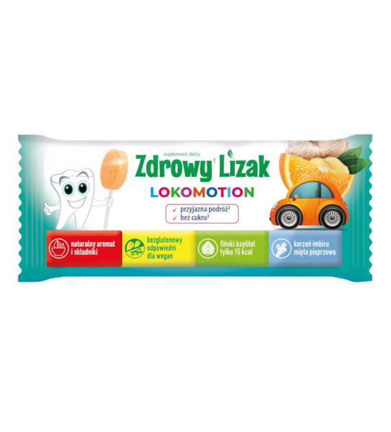 MNIAM-MNIAM Zdrowy Lizak Lokomotion łezka 6g