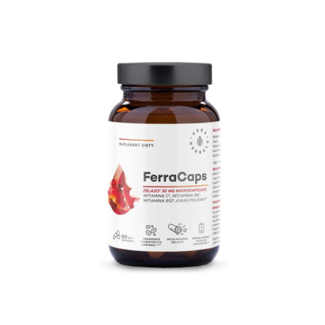 AURA FerraCaps żelazo 30 mg, mikrokapsułki, kapsułki 60 szt