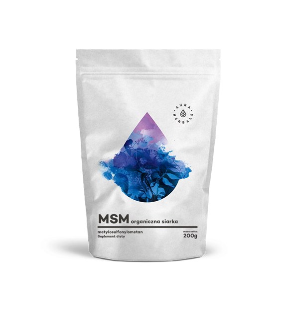 AURA MSM Organiczny Związek Siarki, proszek 200 g
