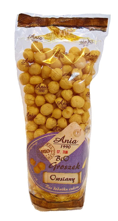 ANIA Groszek owsiany BIO bez cukru 70g