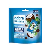 DOBRA KALORIA Mini batoniki kokos & czekolada doypack 108g