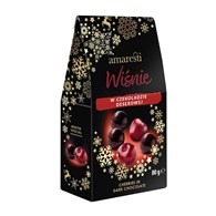 AMARESTI BN Wiśnie w czekoladzie deserowej 80g