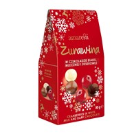 AMARESTI BN Żurawina w czekoladzie  białej, mlecznej i deserowej 80g