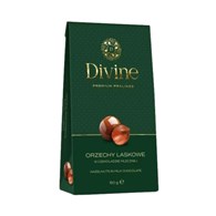 DIVINE Orzechy laskowe w czekoladzie mlecznej 50g