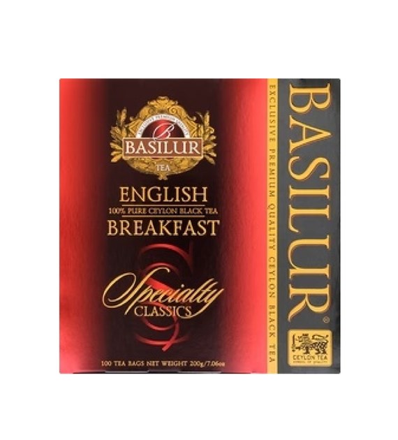 BASILUR Herbata - English Breakfast sasz. 100x2g