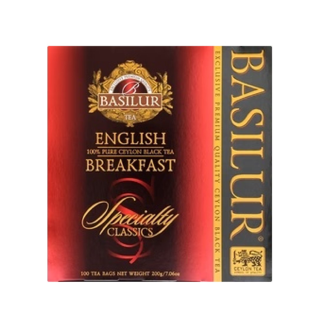 BASILUR Herbata - English Breakfast sasz. 100x2g