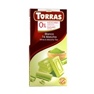 TORRAS Czekolada biała & herbata Matcha b/c 75g