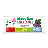 MNIAM-MNIAM Zdrowy Lizak na gardło, krtań i struny głosowe czarna porzeczka 6g