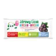 MNIAM-MNIAM Zdrowy Lizak na gardło, krtań i struny głosowe czarna porzeczka 6g