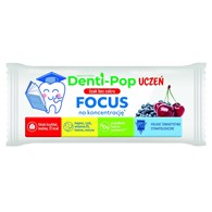 MNIAM-MNIAM Zdrowy Lizak Denti-Pop Uczeń Focus o smaku wiśniowo jagodowym 6g