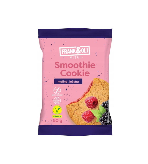 FRANK&OLI Smoothie Cookies malina-jeżyna b/c 50g