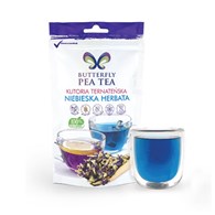 BUTTERFLY PEA TEA Klitoria Ternateńska - Niebieska Herbata 25 g