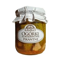 KROKUS Ogórki konserwowe pikantne 500g