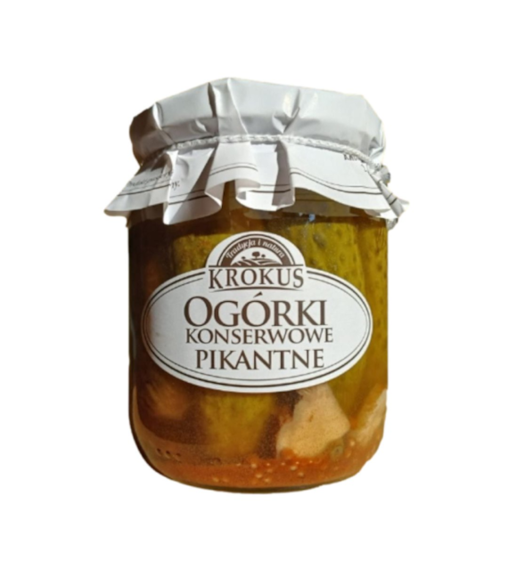 KROKUS Ogórki konserwowe pikantne 500g