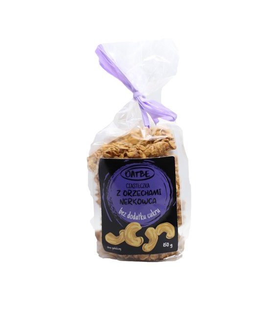OATBE Ciasteczka z orzechami nerkowca b/c 150g