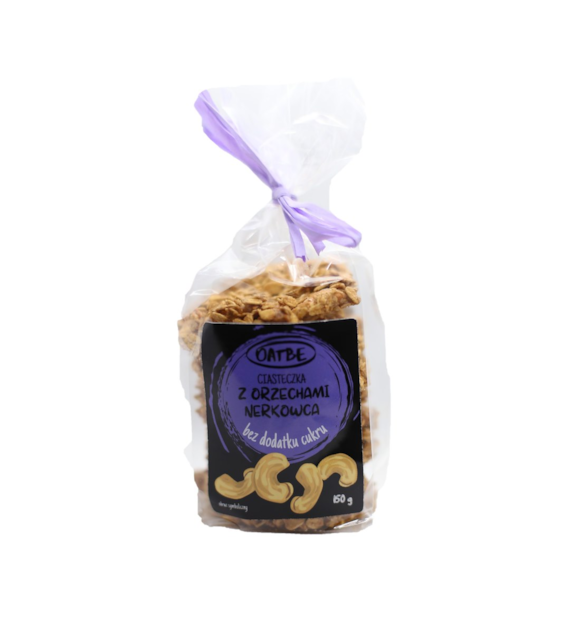 OATBE Ciasteczka z orzechami nerkowca b/c 150g