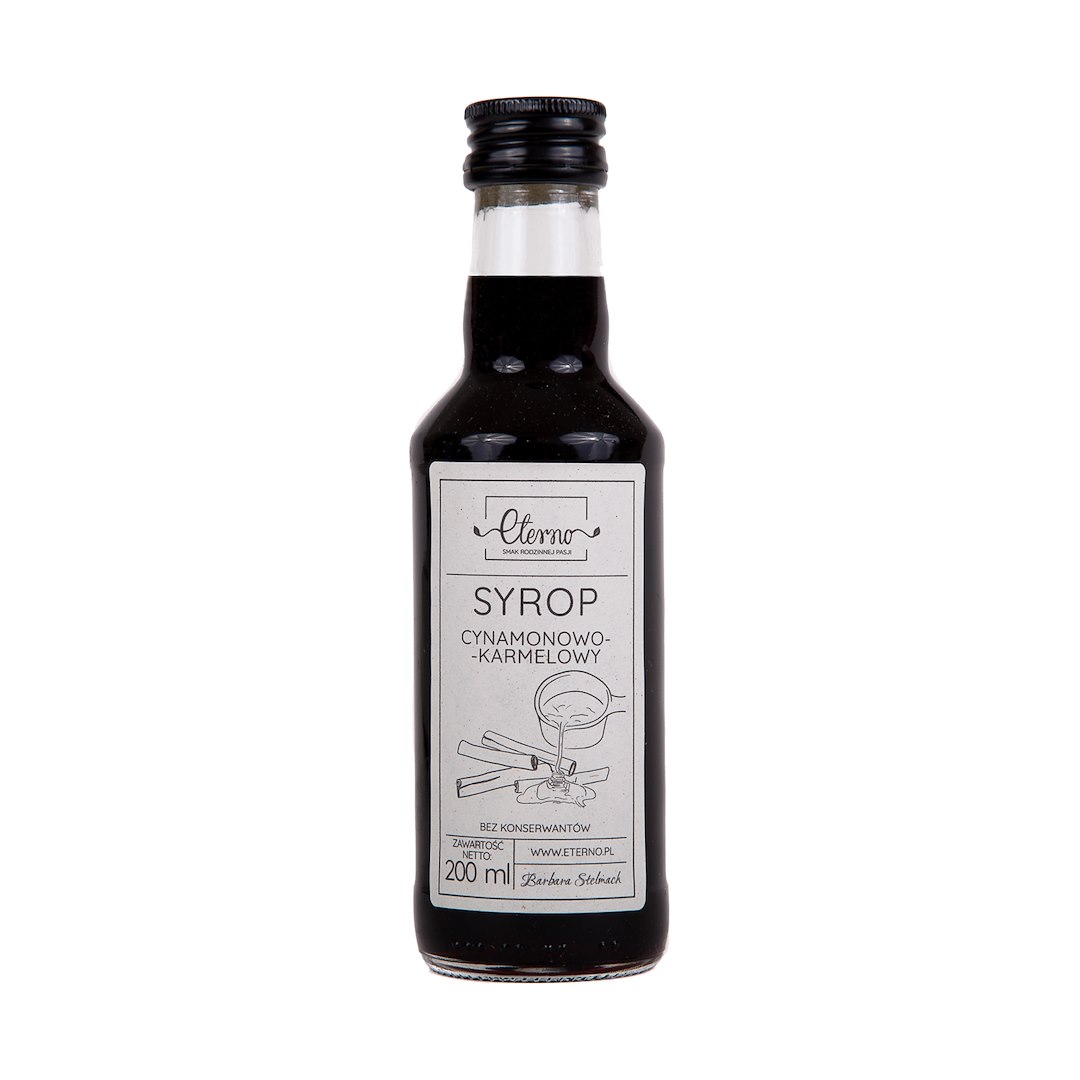 ETERNO Syrop cynamonowo- karmelowy 200ml