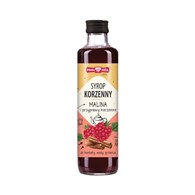 POLSKA RÓŻA Syrop korzenny: Malina i przyprawy korzenne 250ml